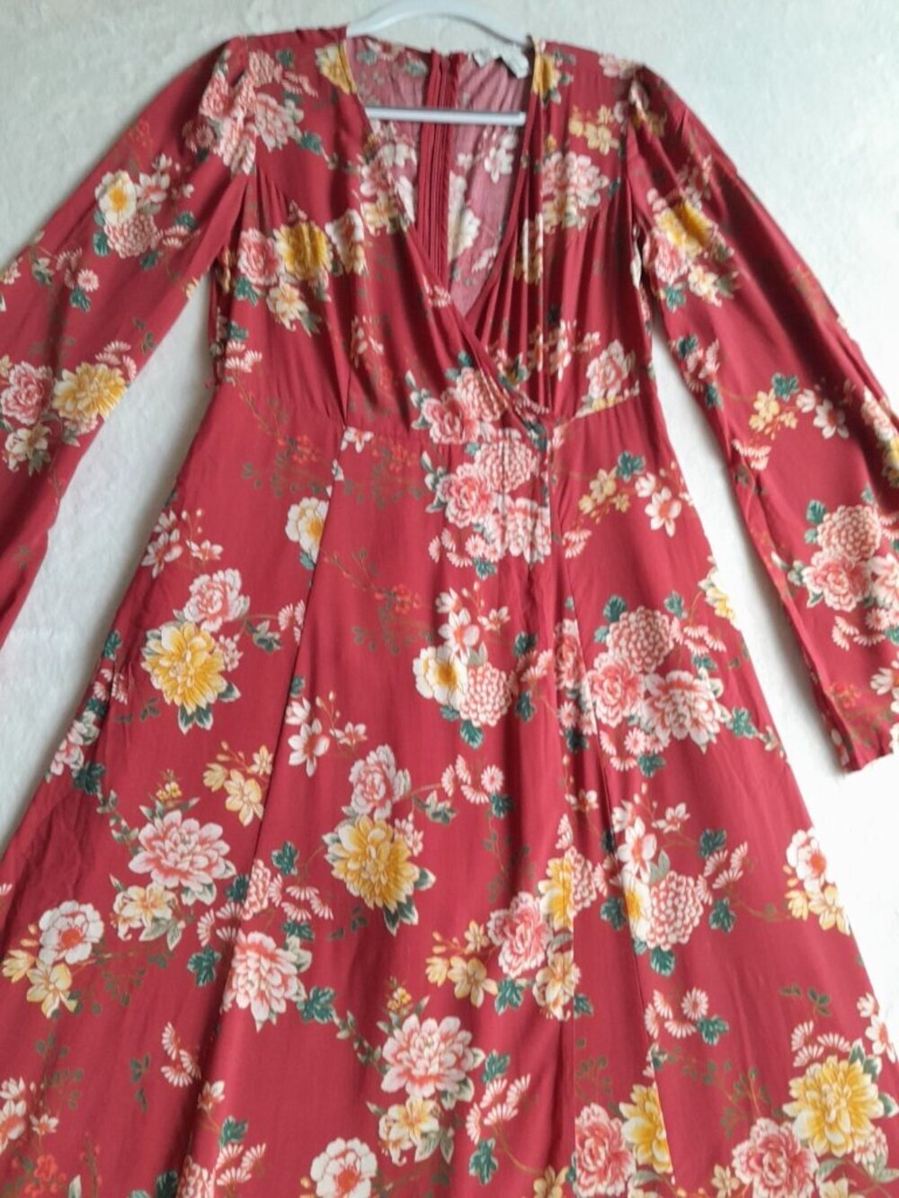 Forever 21 Floral Casual Boho Beachy Vacation Party Maxi Dress Romper Size M - Picture 3 of 11